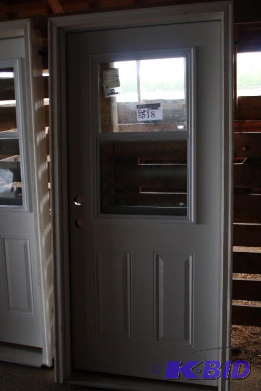 Venting Door Lite Door &amp Frame With Wind...