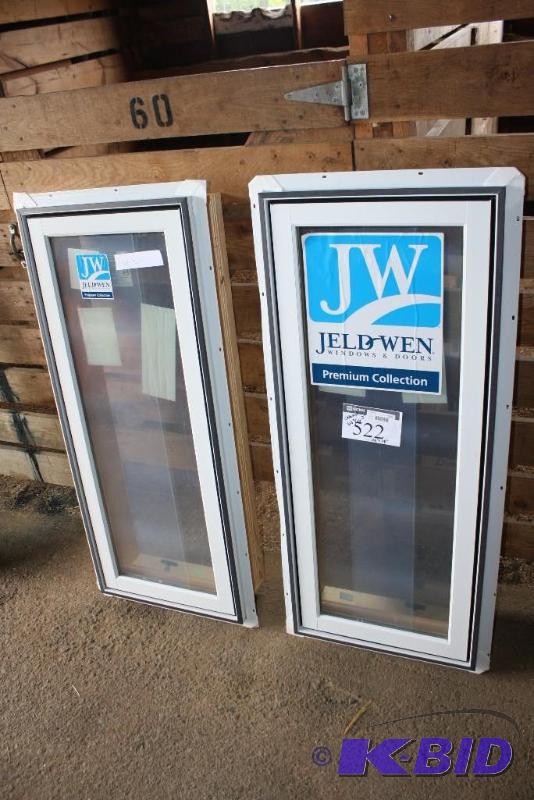 Lot of (2) Jeld Wen Casement Windows White V...