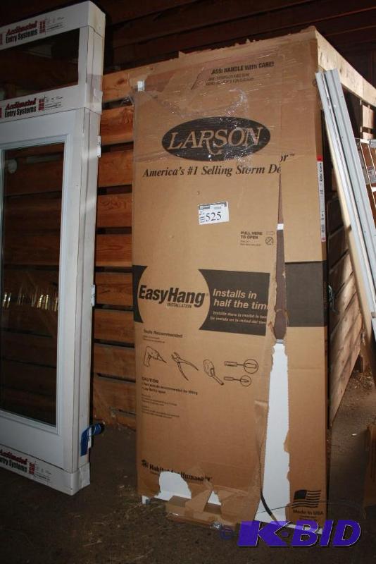 Larson Storm Door #278 White Vinyl 2 panel ...
