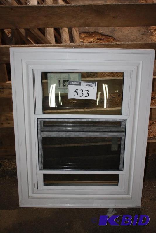 Slider window with screen #318 DH white vin...
