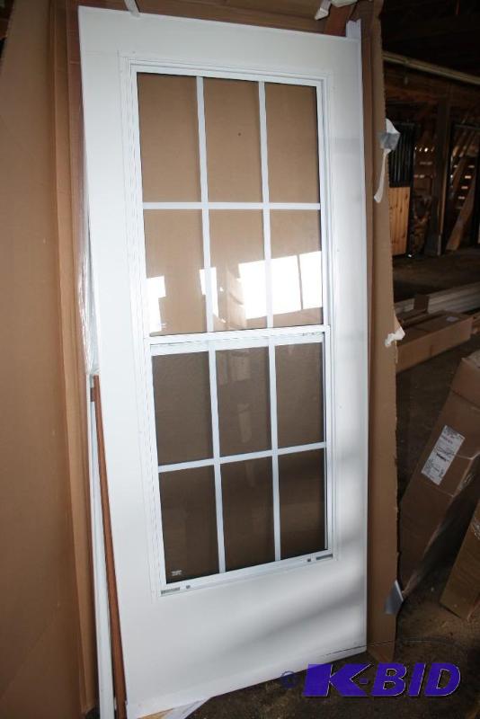 Larson Storm Door glass panel grid #237 #3...