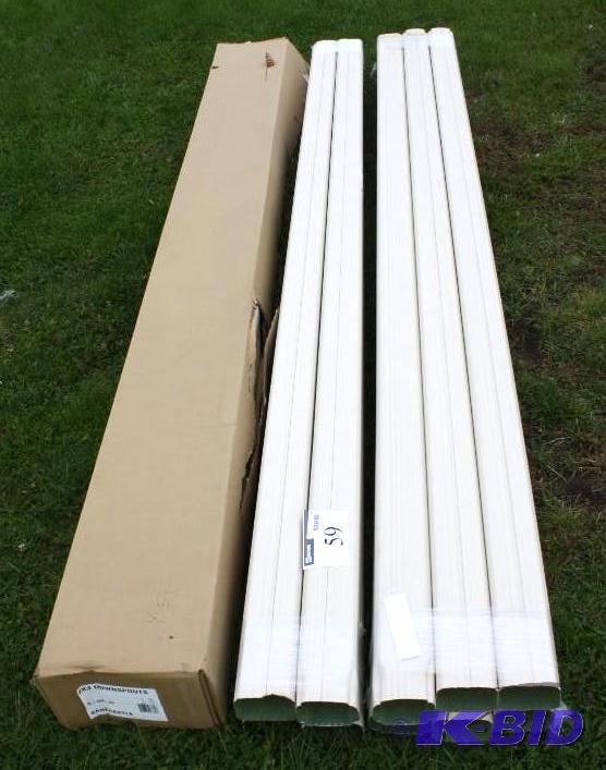 Lot of (18) Downspouts Sandcastle color 10...