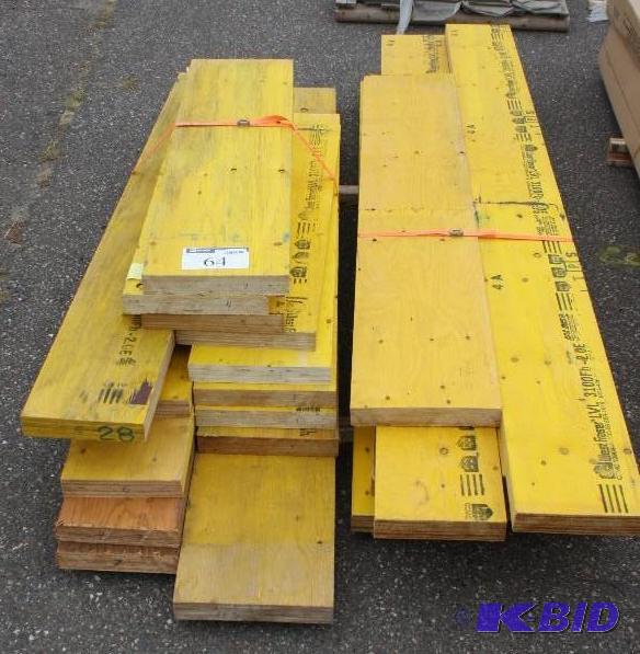 Lot of (25) Compressed wooden boards miscell...