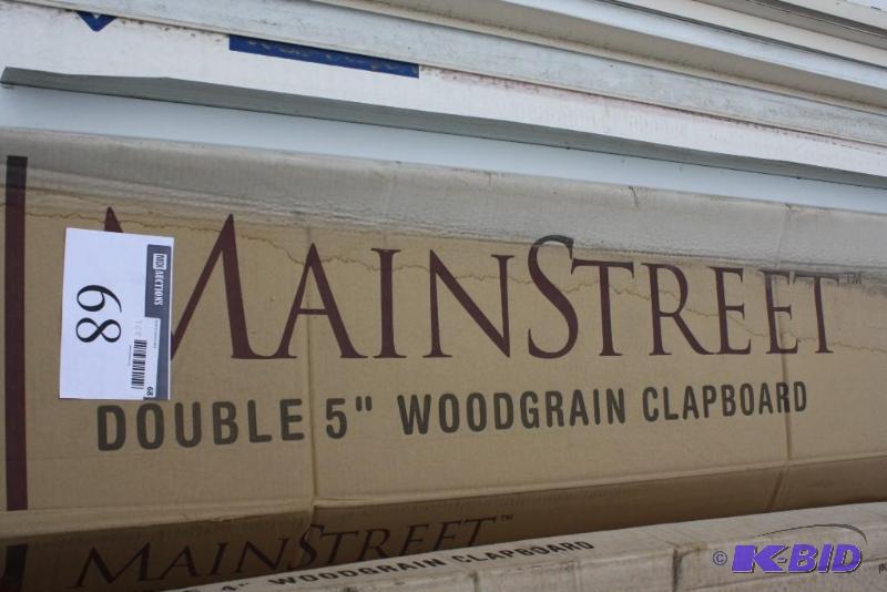 Box of Mainstreet Double 5&quot Woodrain Cla...