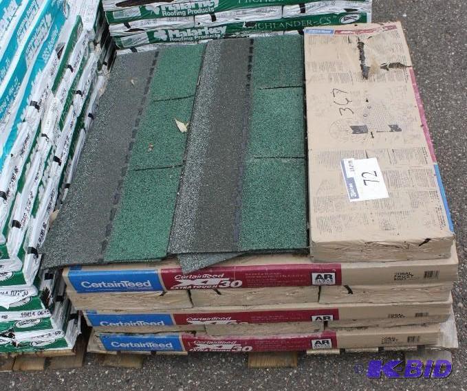 Bundle Lot of (15) roofing shingles Coral Fr...