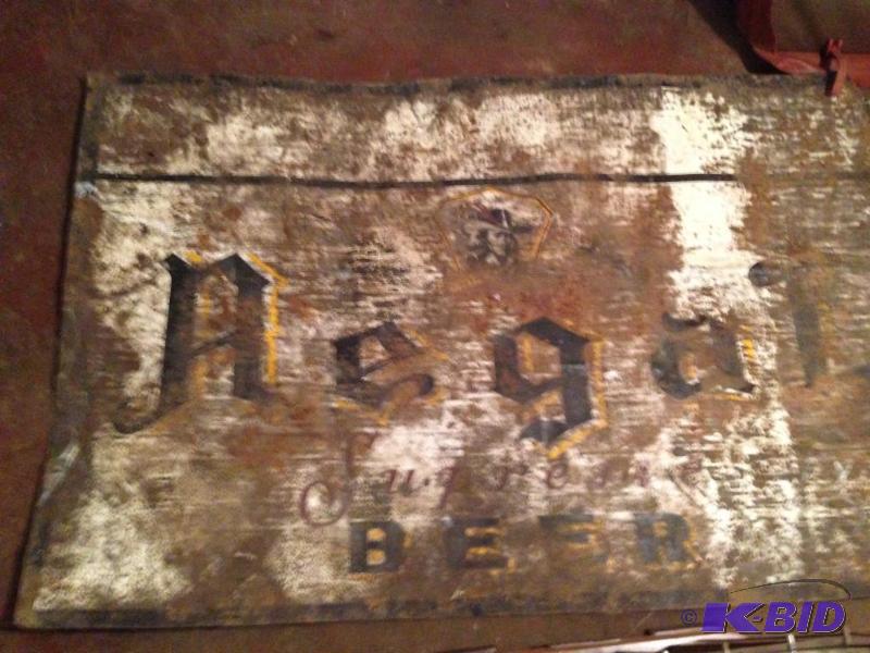 lot 5 image: Vintage Beer Sign  REGAL BEER Metal Duluth, ...