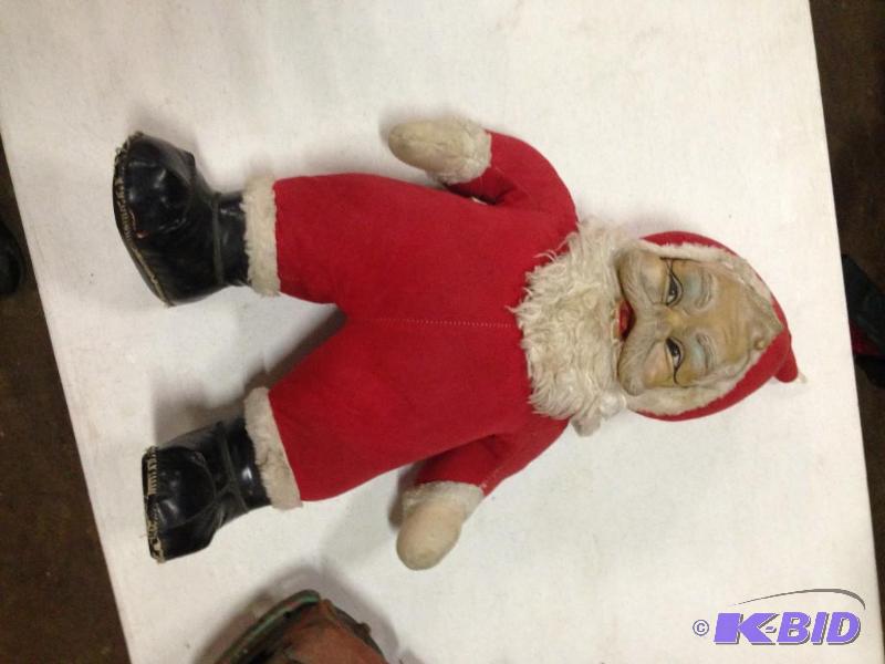 lot 7 image: Santa Vintage Rushton 24" Santa Claus L...