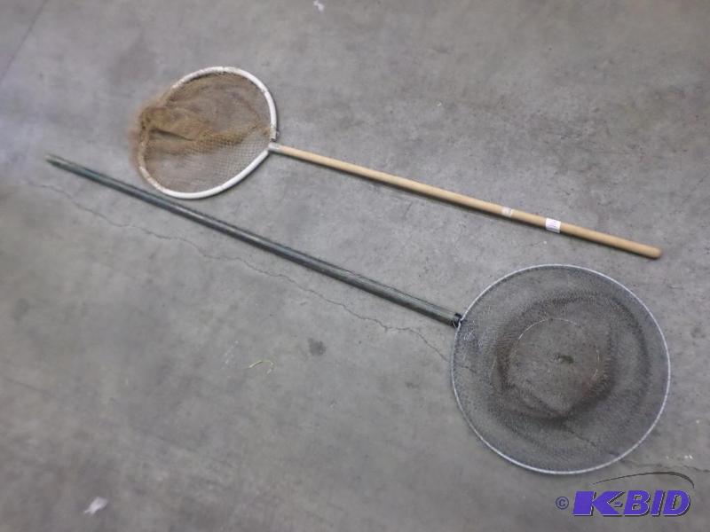 lot 116 image: (2) Vintage Fishing Nets...