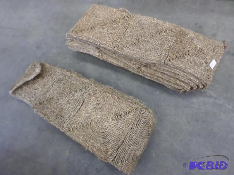 lot 124 image: (2) Woven Floor Mats...
