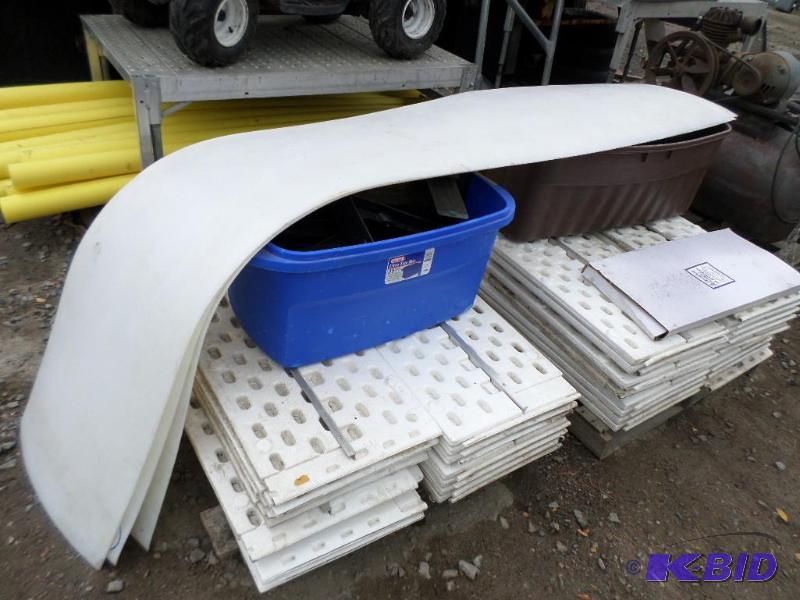 lot 2 image: Complete Manufactured Molded Platic Hockey Ri...