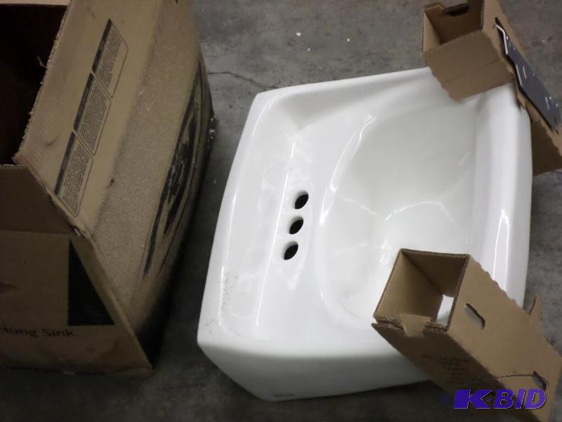 lot 30 image: American Standard Wall-Hung Sink...
