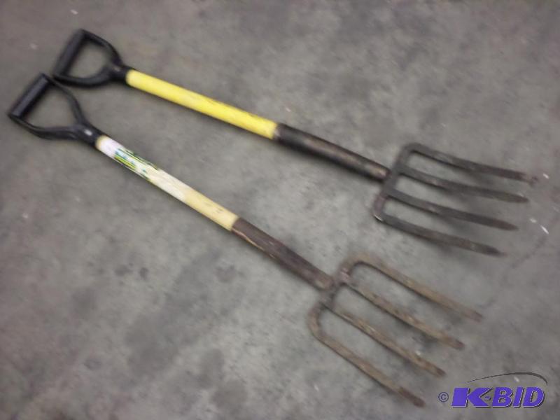 lot 62 image: (2) Digging Forks...
