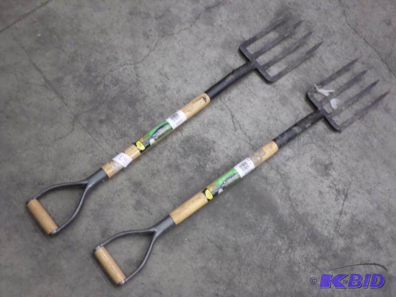 lot 63 image: (2) Digging Forks...