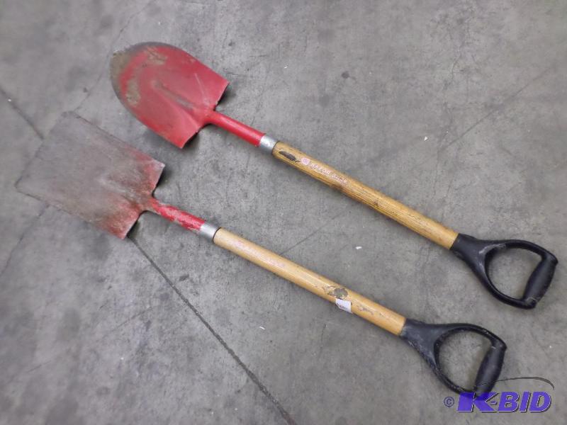 lot 66 image: (1) Coal Shovel & (1) Spade Shovel...