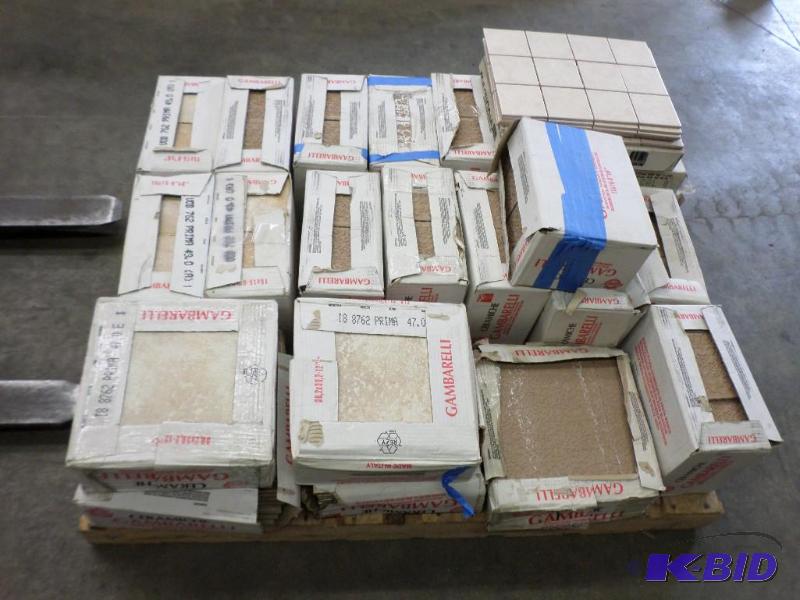 lot 79 image: Pallet Of Tile (2) Diferent Styles & Siz...
