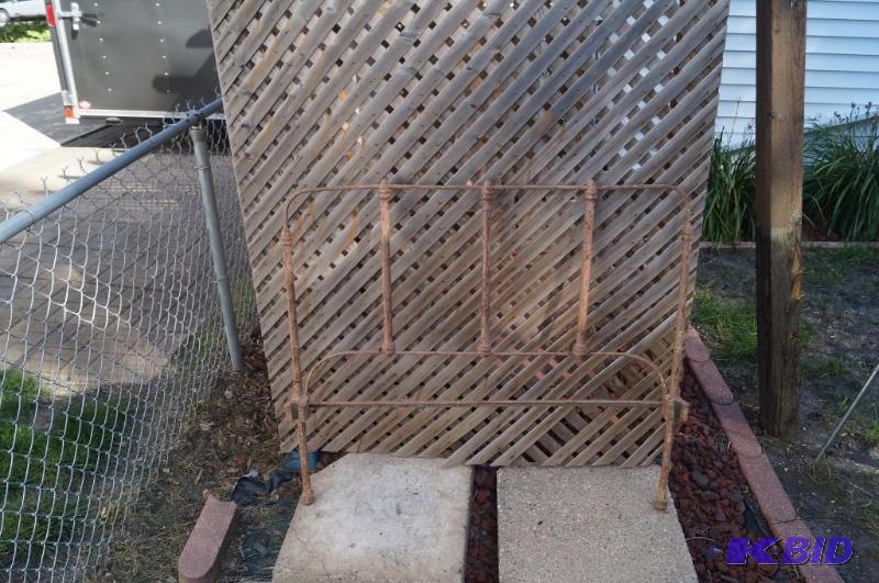 Wrought iron bed frame