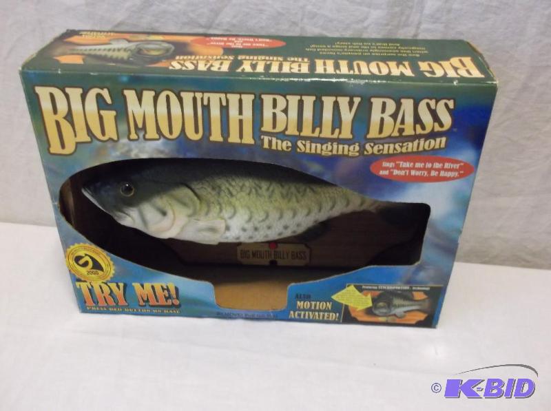 Big Mouth Billy Bass appears like new in box....