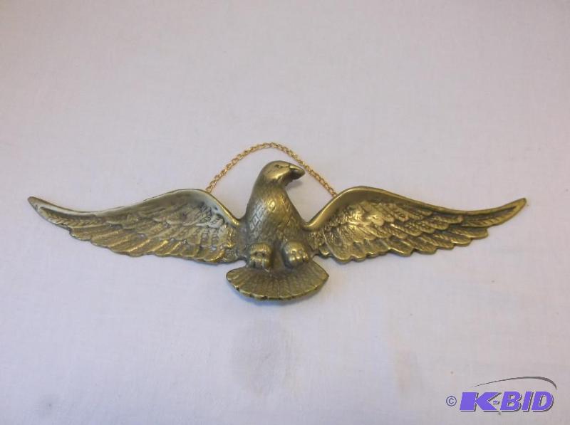Large brass eagle measuring 16 34&quot L x ...