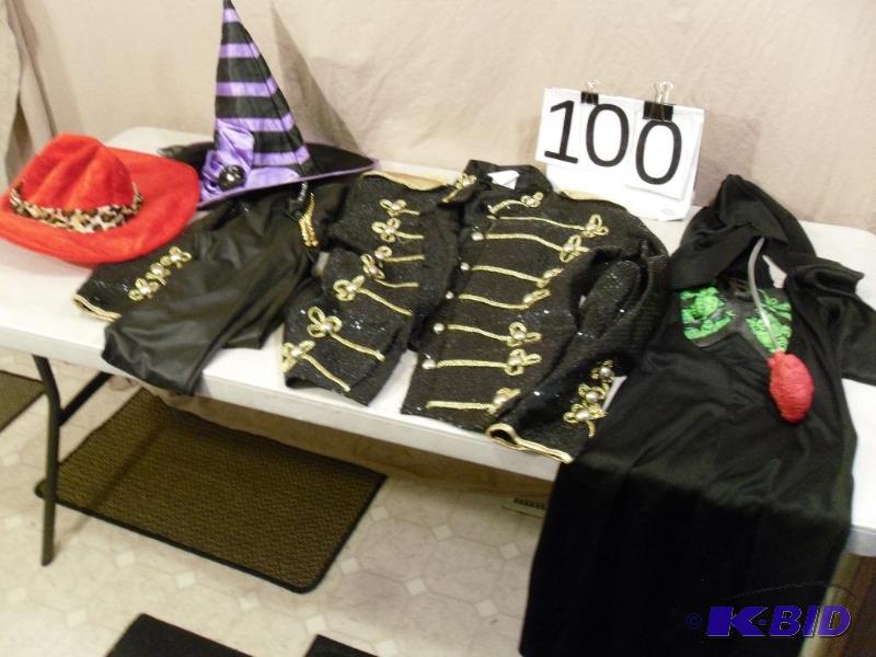 Lot of Preowned Halloween Costumes. Hats, Mon...
