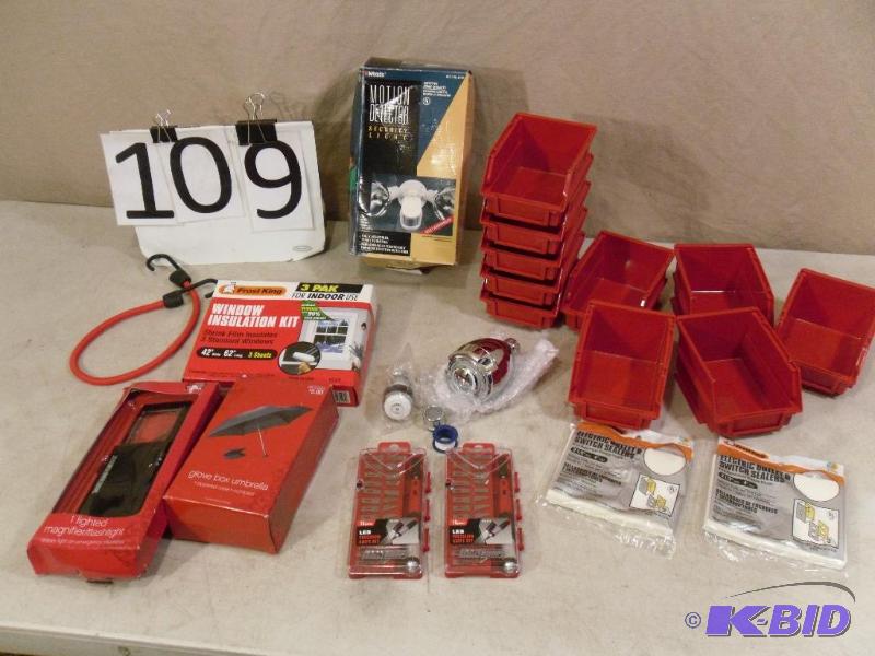 10 New Parts Bins, New Motion Detector Securi...