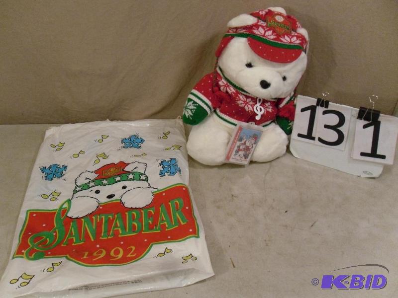 Daytons 1992 Santabear with Bag....