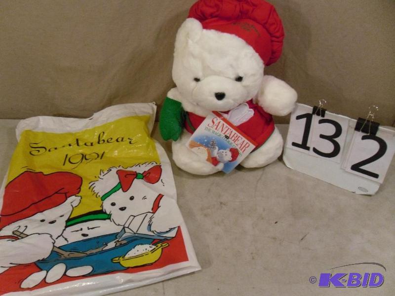 Daytons 1991&nbspSantabear with Bag....