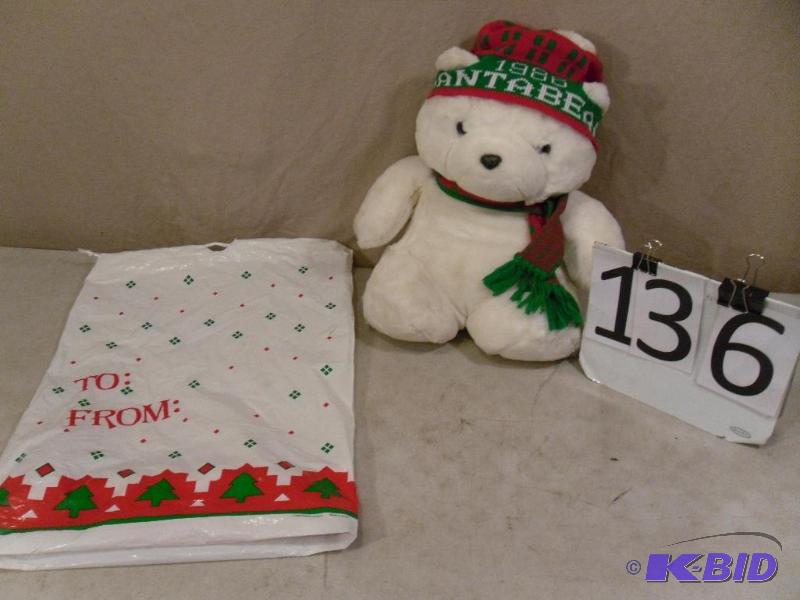 Daytons 1986&nbspSantabear with Bag....