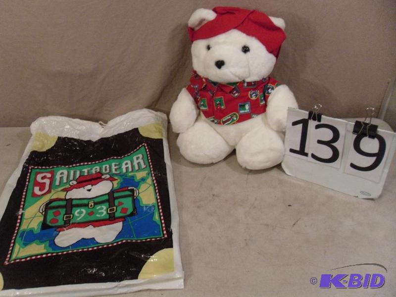 Daytons 1993&nbspSantabear with Bag....