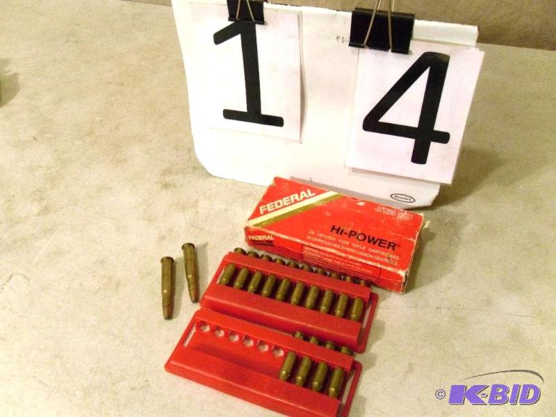 16 rounds of Federal 30-30 winchester center ...