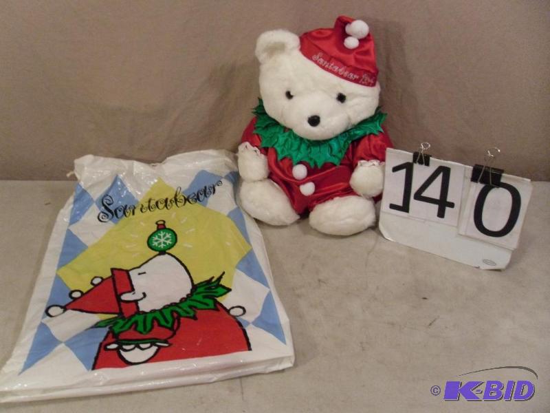 Daytons 1994&nbspSantabear with Bag....