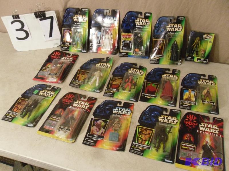 Lot of 15 New Star Wars Figurines. Some boxes...