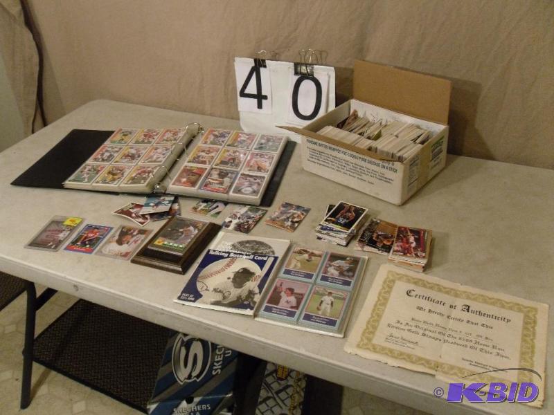 Large Lot of Baseball, Basketball, and Footba...