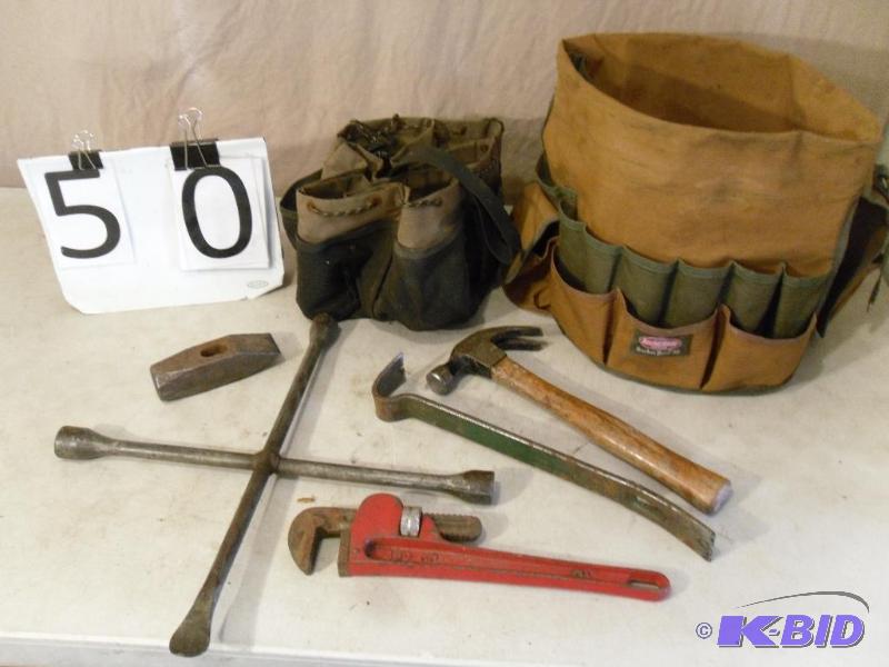 Bucket Boss Tool System, Tool Bag, Hammer, Fl...
