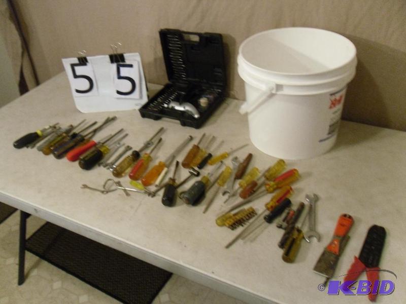 Lot of Assorted Tools. Screwdrivers, Wrenches...
