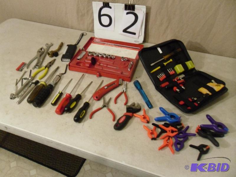 Lot of Assorted Tools. Screwdrivers, Pliers, ...