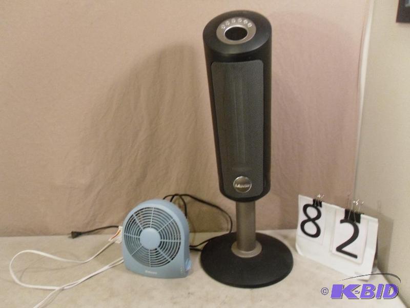 Lasko Tower Heater and Small 2 Speed Holmes F...