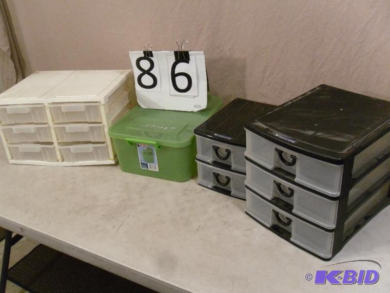 Lot of Small Bins  Organizer Drawers. All ne...