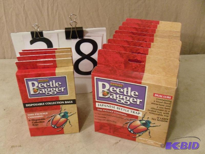 Lot of 8 New Bonide Beetle Traps and 4 New Bo...
