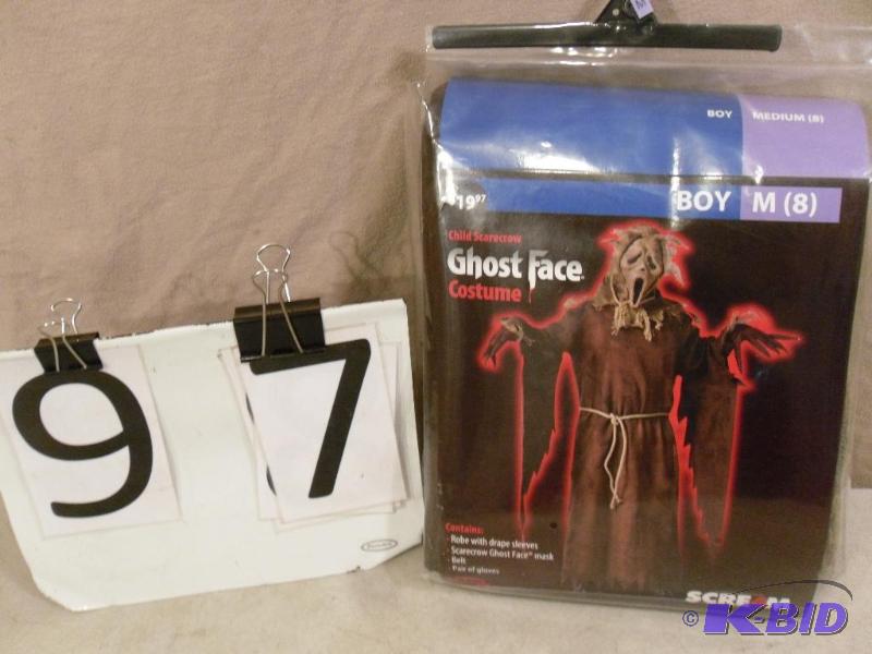 New Boys Size Medium Ghost Face Costume from ...