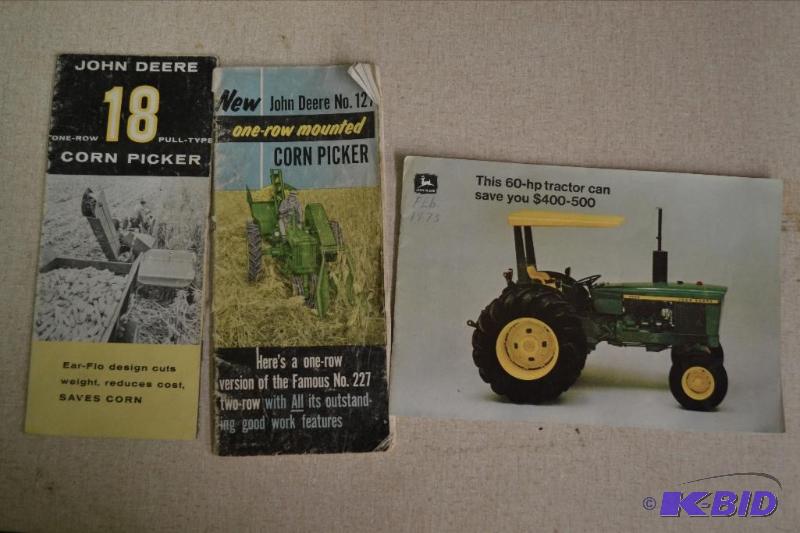 lot 127 image: John Deere Sales Brochures