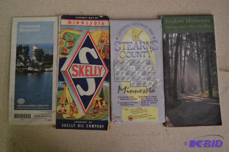 lot 132 image: Four Maps - Skelly