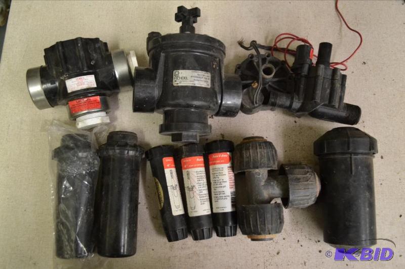 lot 133 image: Parts for In Ground Sprinkler System