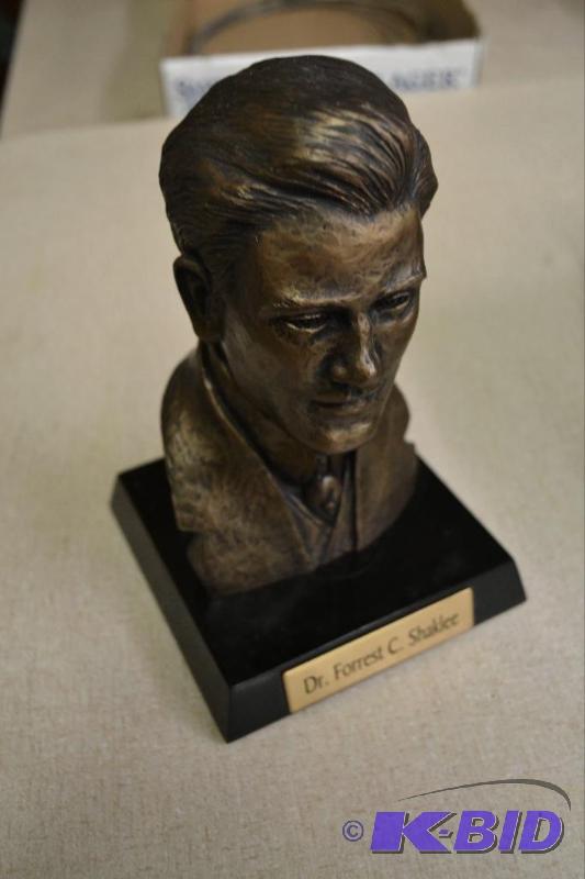 lot 137 image: Statuette of Dr. Forrest C. Shaklee