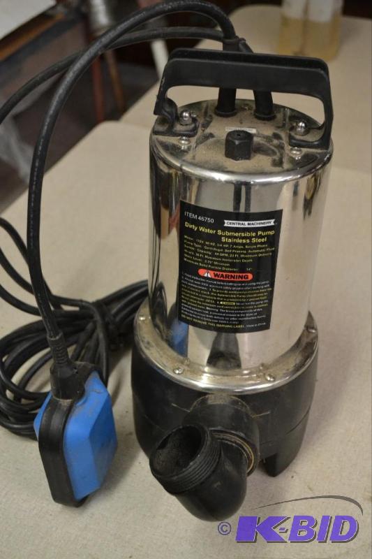 lot 145 image: 34 Hp Sump Pump