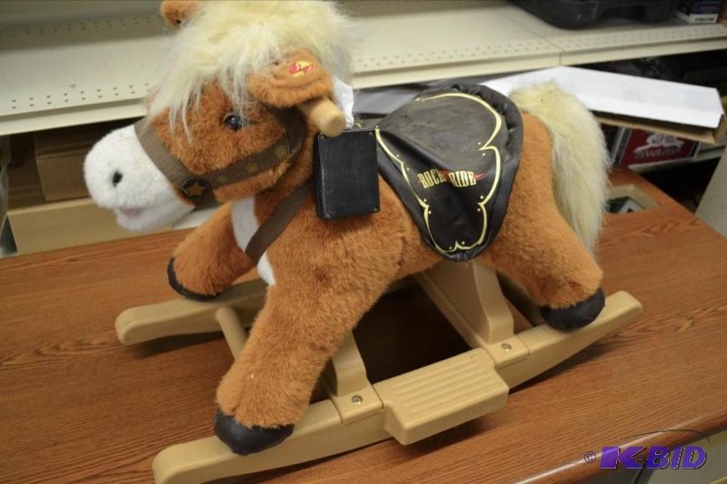 lot 206 image: Toy Rocking Horse