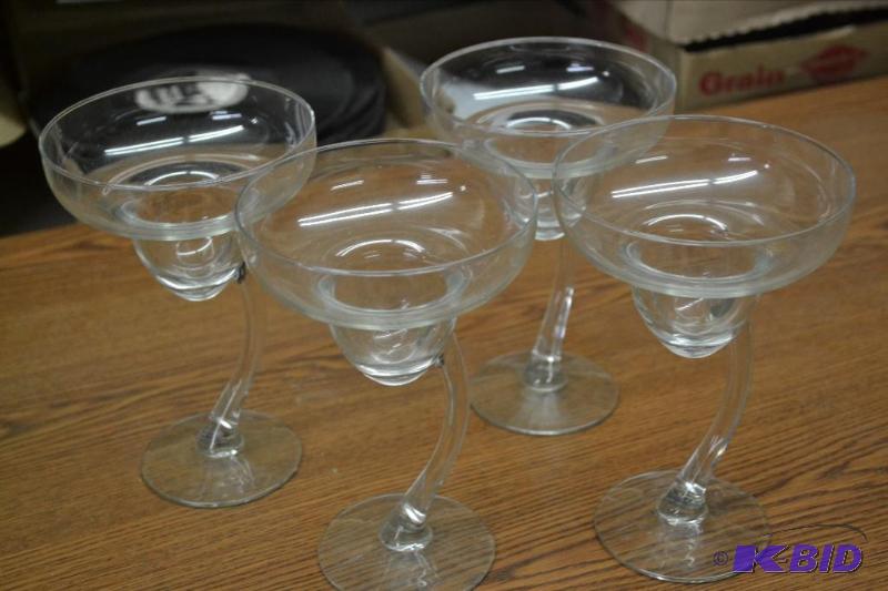 lot 209 image: Four- Margarita Glasses
