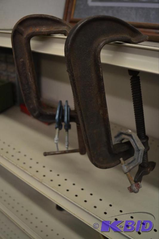 lot 55 image: Five C-Clamps