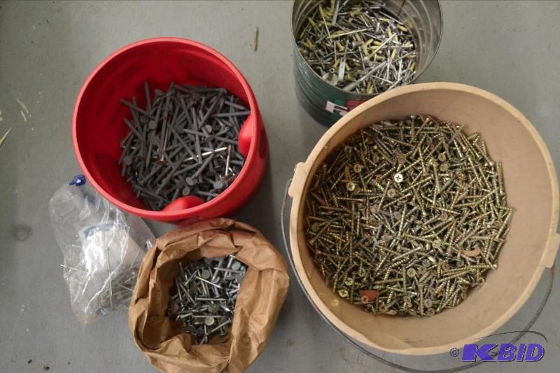 lot 87 image: Variety of Nails and Screws