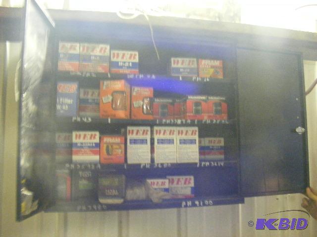 lot 67 image: Autolite Platinum 4x4 Metal Cabinet, includes...