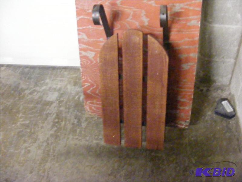 Two Sleds, small sled has come unwelded under...
